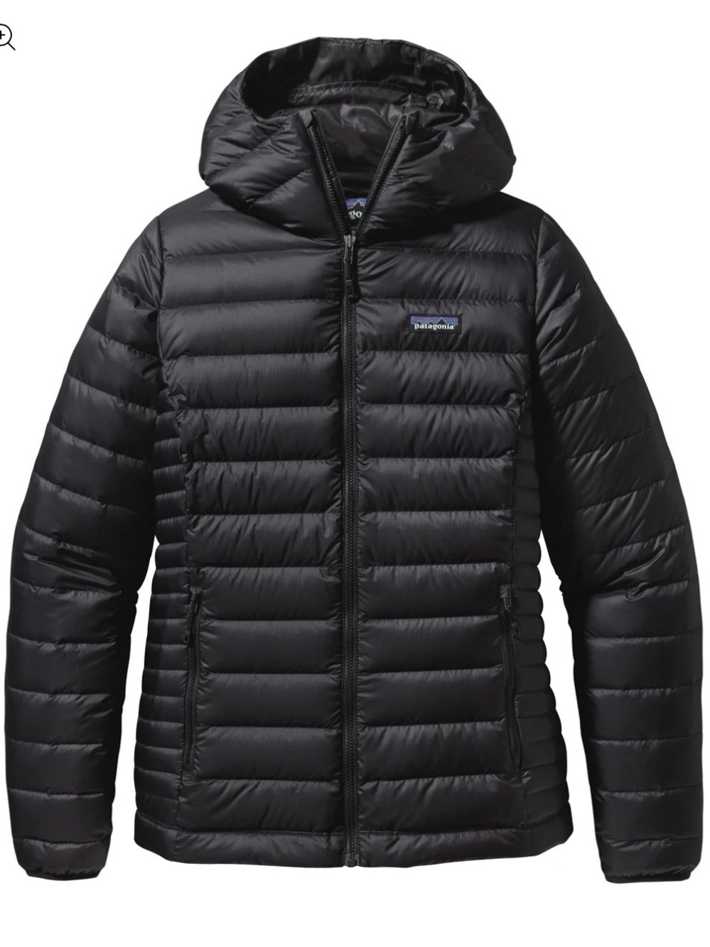 Patagonia Women's Down Sweater Hoody Jacket in Black